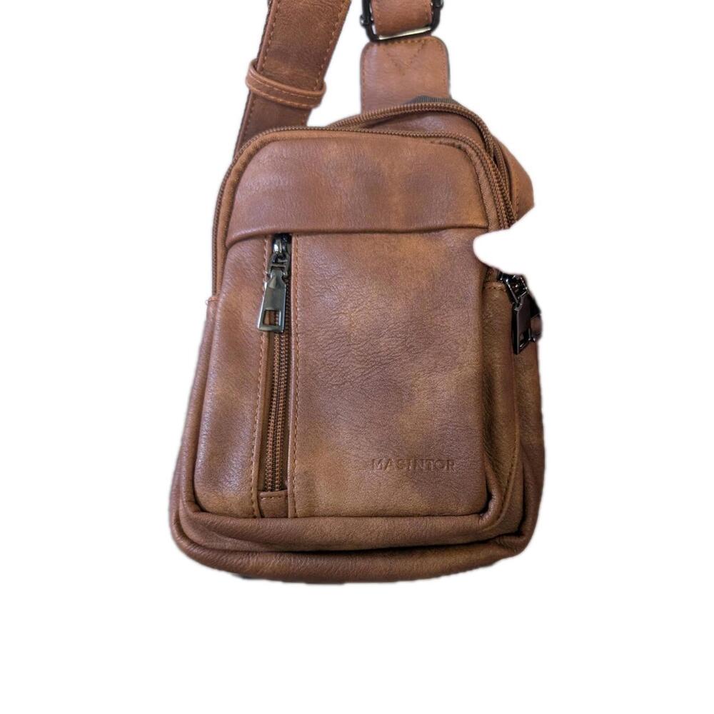 Masintor Brown Crossbody Bag - Picture 7 of 7